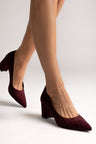 Burgundy Suede