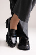ERYNN chunky loafers - μαύρο matte