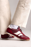 Low Top Sneakers - Bordeaux Matte