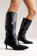 ERYNN Kitten Heel Μπότες - Black Matte