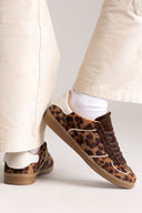 Sneakers CORINA animal print - λεοπάρ pony