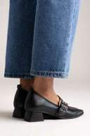 Μυτερές γόβες CORINA - μαύρο ματ