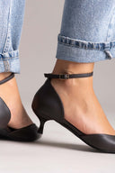 Cutout Pumps TFP Kitten Heel - Dark Brown Matte