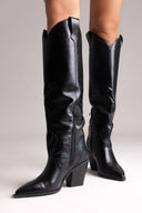 Μπότες Cowboy Corina - Μαύρο Matte