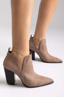 Μποτάκια Αστραγάλου Cowboy Cutout - Ταμπά Σουέτ