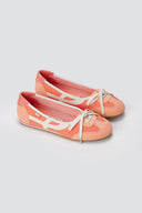 Sport Ballet Flats  - Coral Suede