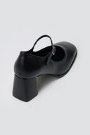 Γόβες Mary Jane με τακούνι Block TFP - Μαύρο Matte