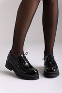 Chunky Sole Oxfords TFP - Black Patent