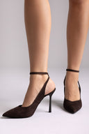 Slingback Pumps TFP - Brown Suede