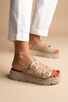 Beige Suede