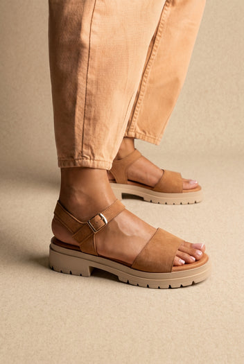 Sandali - Cuoio Suede