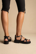 Toe Ring Sandali - Nero opaco