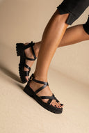 Toe Ring Sandali - Nero opaco