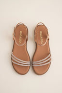 Leather Sandals - Champagne Metallic-Leather Sandals, Sandals, Shoes, Ragazza, Women’s Collection, All, Summer Shoes Sale, Summer Sandals Sale, Sales, All but outlet, Last Pieces Shoes, Shoes Sales, Recommended products (Seguno), Gifts 50€ & Under, Last Pieces, Leather Shoes, SS 2026 Collection, Sandals New & Selected, Spring/Summer Collection, Ragazza New & Selected, Sandals SALE