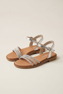 Leather Sandals - Silver Metallic-Leather Sandals, Sandals, Shoes, Ragazza, Women’s Collection, All, Summer Shoes Sale, Summer Sandals Sale, Sales, All but outlet, Shoes Sales, Recommended products (Seguno), Gifts 50€ & Under, Leather Shoes, SS 2026 Collection, Sandals New & Selected, Spring/Summer Collection, Ragazza New & Selected, Sandals SALE