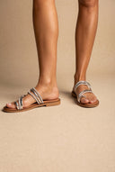 Strappy Sandalen – Silver Metallic
