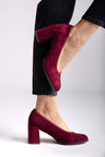 Burgundy Suede