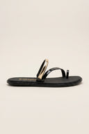 Toe Ring Sandals Patent - Black Patent