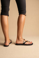 Toe Ring Sandals Patent - Black Patent