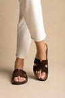 Brown Suede