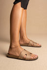 Beige Suede