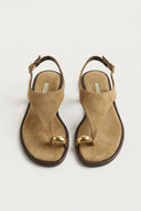 Slingback σανδάλια - Κάμελ Σουέντ