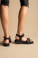 Flatform Sandals - Black Matte