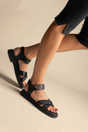 Flatform Sandals - Black Matte