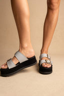 Sandali flatform - Light Grigio Opaco