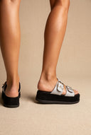 Sandali flatform - Light Grigio Opaco
