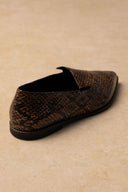 Comfort Loafers TFP - Brown Snake Print