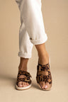 Leopard suede