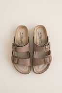 Bold Buckle Wide Strap Sandals - Brown Suede-Best Sellers, Flatform Sandals, Comfort Sandals, Sandals, Shoes, Women’s Collection, All, Best Seller Shoes, Summer Shoes Sale, Summer Sandals Sale, Sales, All but outlet, Editor’s Choice, Shoes Sales, Recommended products (Seguno), Gifts 50€ & Under, The Fashion Edit, SS 2026 Collection, Sandals New & Selected, Spring/Summer Collection, Sandals SALE, Flatform SALE, TEST — Best Sellers (Mini-PDP copy, not published)