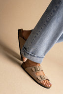 Bold Buckle Wide Strap Sandals - Sand Matte-Flatform Sandals, Comfort Sandals, Sandals, Shoes, Women’s Collection, All, Summer Shoes Sale, Sales, All but outlet, Editor’s Choice, Shoes Sales, Gifts 50€ & Under, The Fashion Edit, SS 2026 Collection, Sandals New & Selected, Spring/Summer Collection, Sandals SALE, Flatform SALE