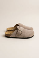 Clogs Memory Foam Footbed - Beige Suede-Clogs, Shoes, Plakton, Women’s Collection, All, Summer Shoes Sale, Sales, All but outlet, Mid Season/Fall Transitional Shoes, Editor’s Choice, Shoes Sales, Recommended products (Seguno), Gifts 50€ & Under, Leather Shoes, Boho Collection, SS 2026 Collection, Spring/Summer Collection