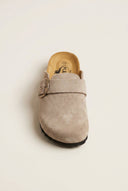 Clogs Memory Foam Footbed - Beige Suede-Clogs, Shoes, Plakton, Women’s Collection, All, Summer Shoes Sale, Sales, All but outlet, Mid Season/Fall Transitional Shoes, Editor’s Choice, Shoes Sales, Recommended products (Seguno), Gifts 50€ & Under, Leather Shoes, Boho Collection, SS 2026 Collection, Spring/Summer Collection