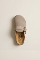 Clogs με πάτο Memory Foam - Μπεζ Σουέντ