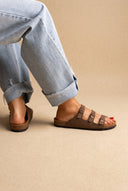 Comfort Sandals - Brown Suede