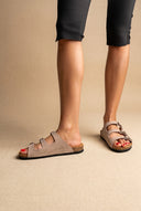 Comfort Sandals - Sand Suede