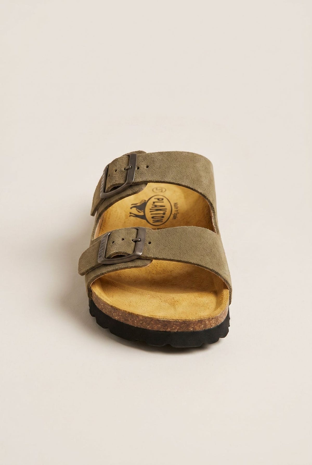 Comfort Sandals - Khaki Green Suede-Comfort Sandals, Sandals, Shoes, Plakton, Women’s Collection, All, Summer Shoes Sale, Summer Sandals Sale, Sales, All but outlet, Editor’s Choice, Shoes Sales, Recommended products (Seguno), Gifts 50€ & Under, Leather Shoes, SS 2026 Collection, Sandals New & Selected, Spring/Summer Collection, Sandals SALE