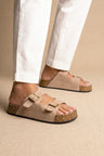 Taupe Suede