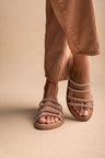 Beige Suede