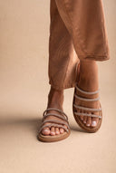 Suede Leather Sandals with Strass - Beige Suede-Embellished Sandals, Leather Sandals, Sandals, Shoes, Estil, Women’s Collection, New In Shoes, New In Sandals, All, Summer Shoes Sale, Summer Sandals Sale, Under 30€, Sales, Sandals Under 30€, All but outlet, Editor’s Choice, Shoes Sales, Gifts 50€ & Under, The Fashion Edit, Leather Shoes, SS 2026 Collection, TFP/Estil, Sandals New & Selected, Sandals SALE