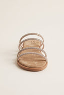 Suede Leather Sandals with Strass - Beige Suede-Embellished Sandals, Leather Sandals, Sandals, Shoes, Estil, Women’s Collection, New In Shoes, New In Sandals, All, Summer Shoes Sale, Summer Sandals Sale, Under 30€, Sales, Sandals Under 30€, All but outlet, Editor’s Choice, Shoes Sales, Gifts 50€ & Under, The Fashion Edit, Leather Shoes, SS 2026 Collection, TFP/Estil, Sandals New & Selected, Sandals SALE