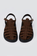 Fisherman Sandals - Brown Suede