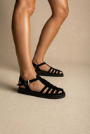 Σανδάλια Fisherman - Μαύρο Σουέντ