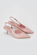 Γόβες Slingback Kitten Heel - Ροζ Ματ