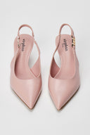 Γόβες Slingback Kitten Heel - Ροζ Ματ