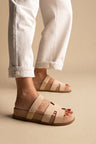 Beige Suede