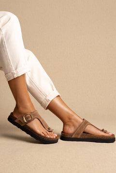 Taupe Suede